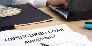 What is an unsecured loan?